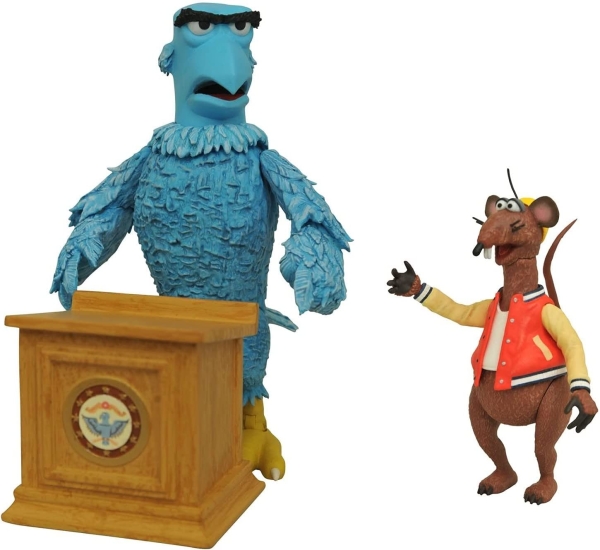 Muppet Show (Muppets Select) Collectable Action Figures: Sam the Eagle & Rizzo the Rat von Diamond